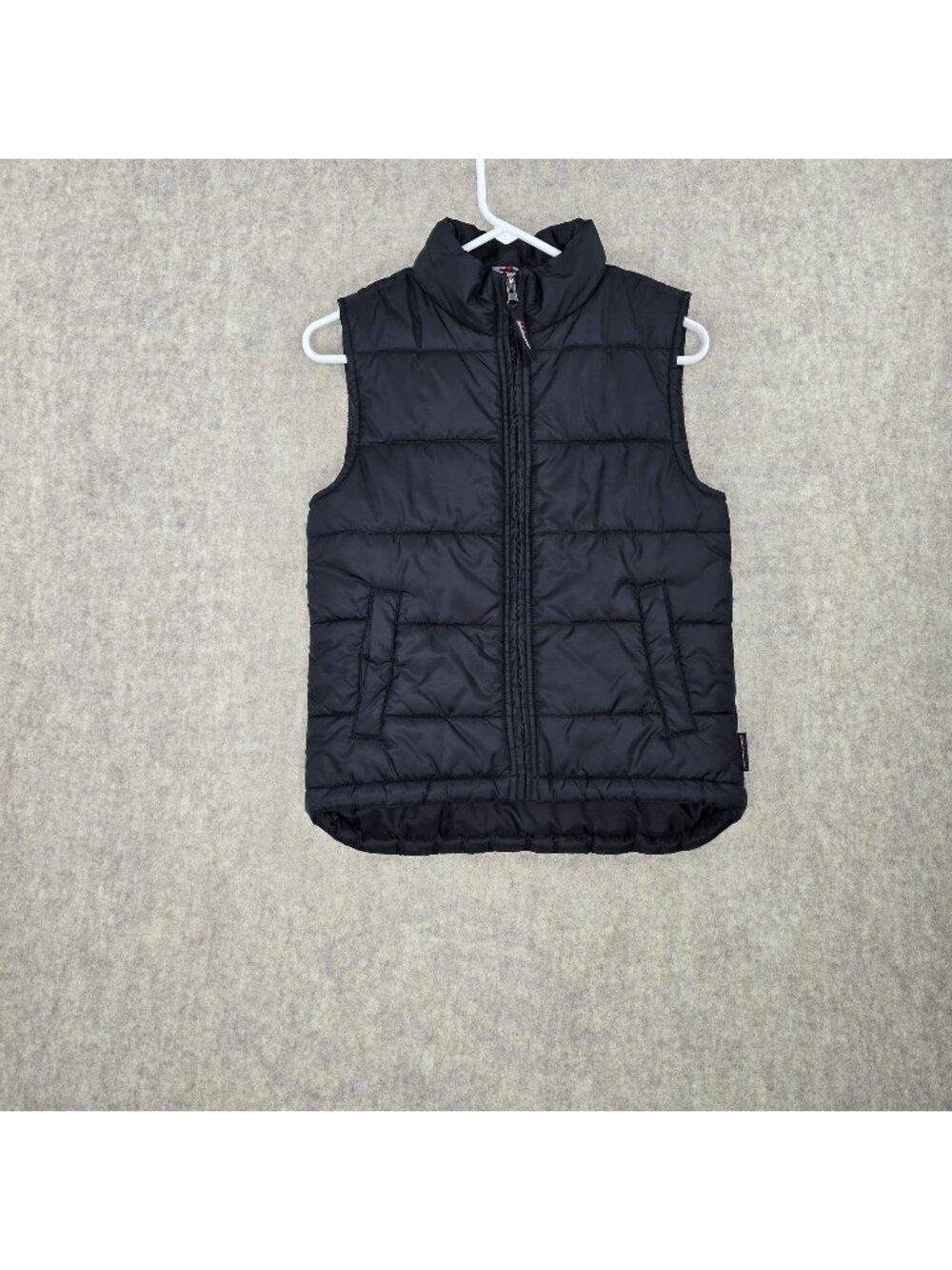 Weatherproof Boys Puffer Vest Black Size 10/12 Lightweight Warm Quilted Design